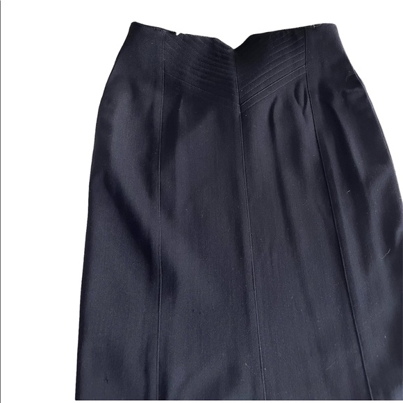 ✅ SALE 🖤 Vintage Escada by Margaretha Ley Black Pencil Skirt - Picture 4 of 5